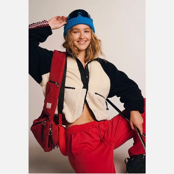 Free People Hit The Slopes Printed Fleece Jacket - Picture 3 of 6